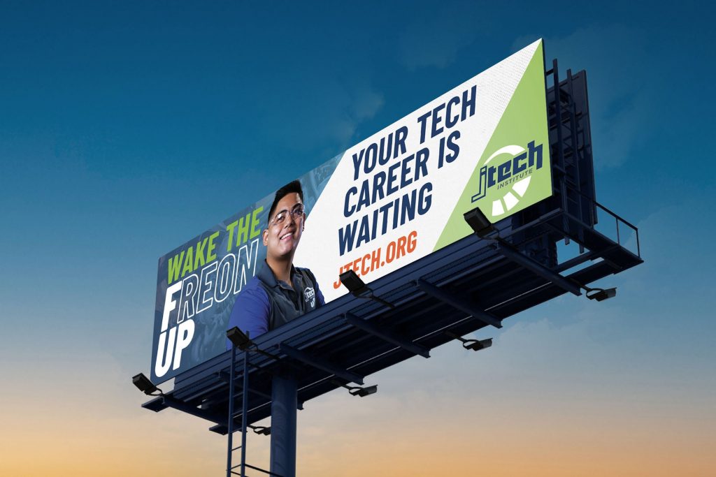 J-Tech Institute billboard