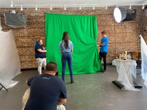 photoshoot with a green screen 2022 telly awards