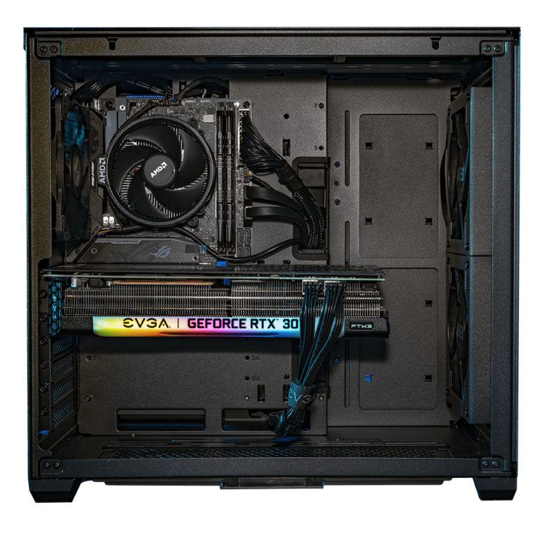 Forged PC: Silver Pre-Built, side view