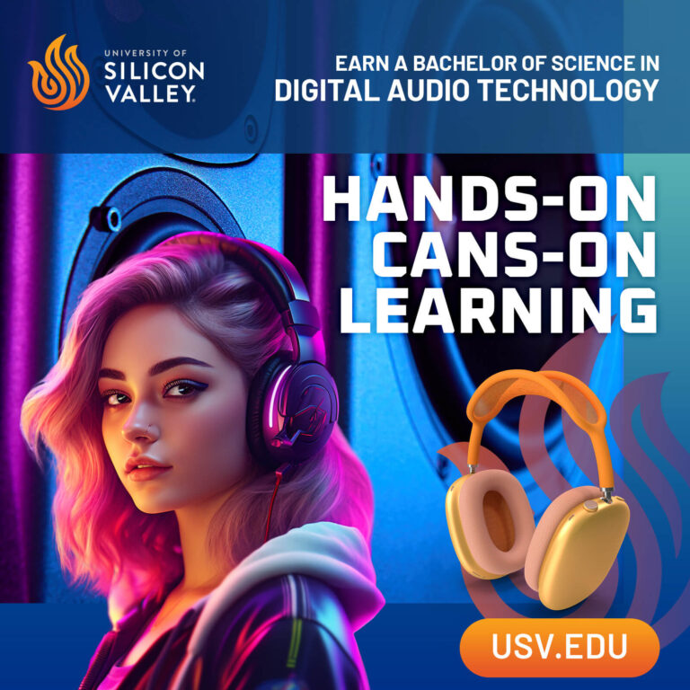 USV Digital Audio Technology ad 1: Hands-on cans-on learning.