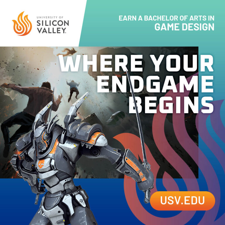 USV Game Design ad 2: Where your endgame begins.