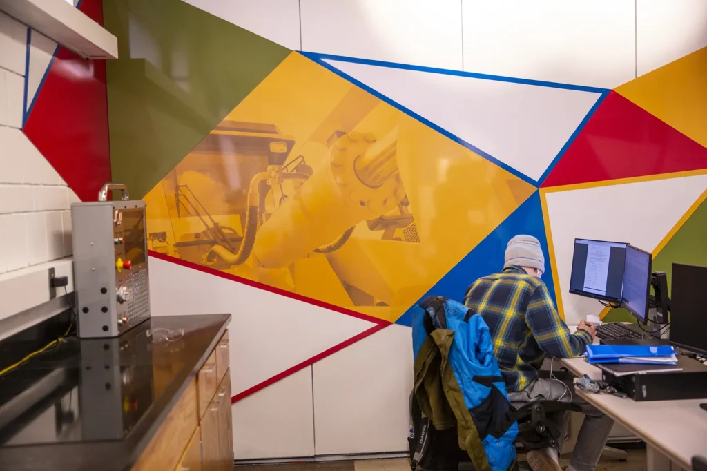 Environmental design at the Wilder computer lab at Iowa State University